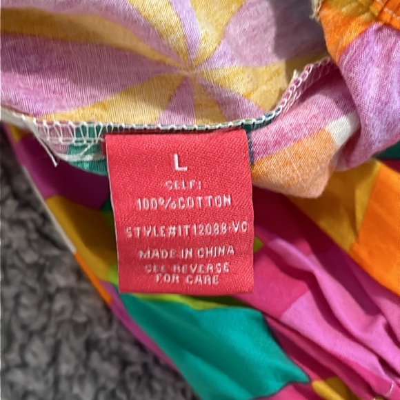 NWOT DOWN IN RIO COTTON OFF THE SHOULDER TOP - Picture 7 of 7